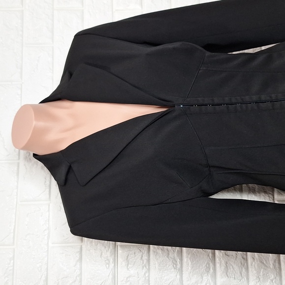 CACHE Black Bustier Suit Blazer Jacket - Picture 3 of 10